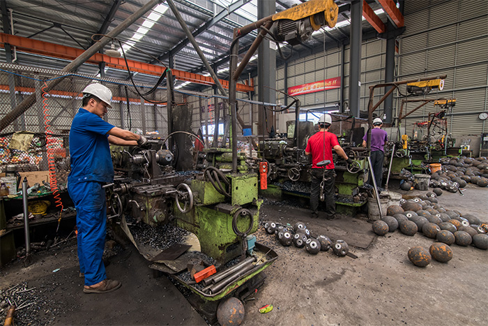 德兴网架配件车间